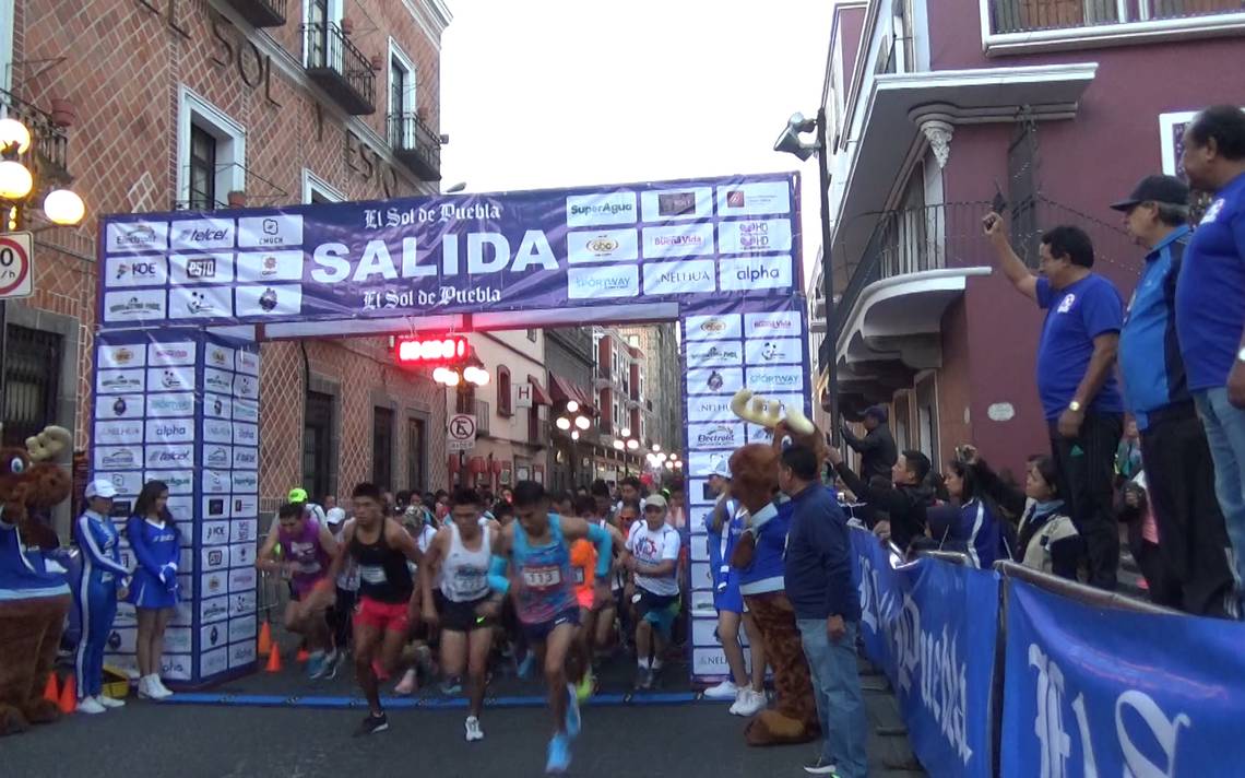 Cartelera deportiva en Puebla Carrera de El Sol de Puebla, rodada